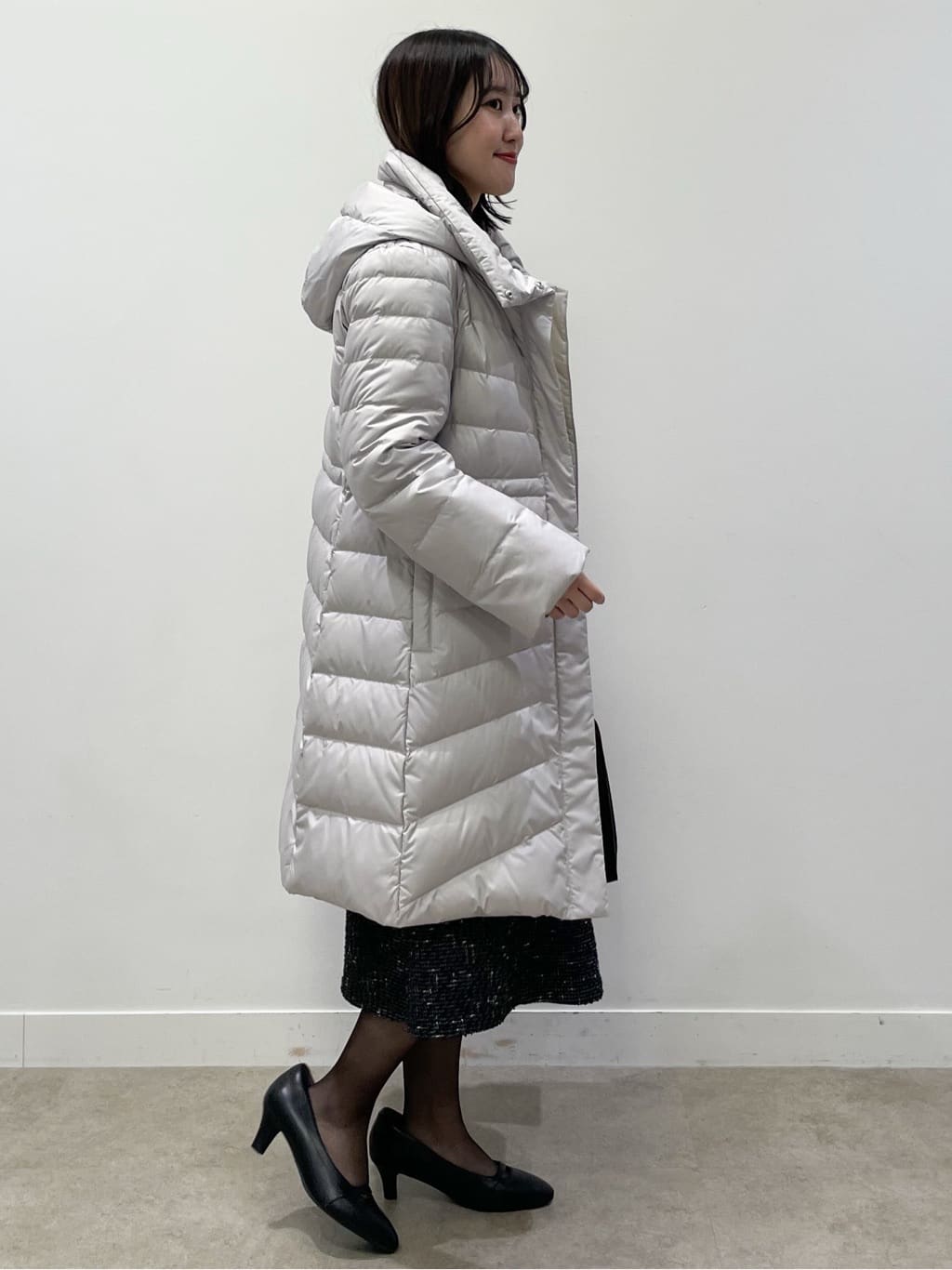 yukariさんの「Reflect｜【SS-4Lサイズ／ウエスト調整可】フーデッドロングダウンコート」を使ったコーディネート