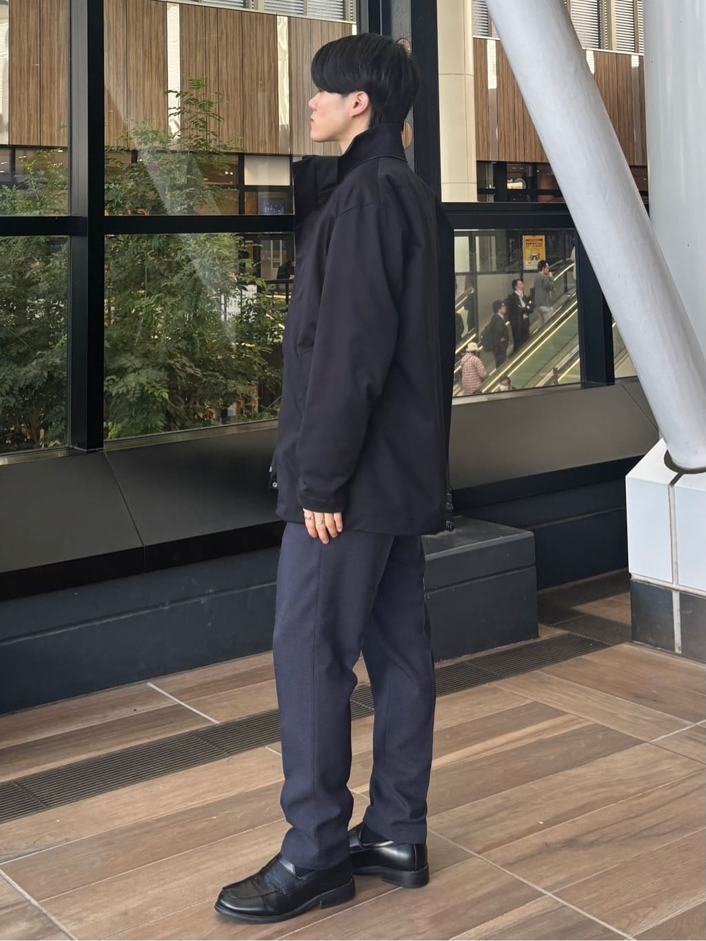 うらしーさんの「THE SHOP TK｜【3WAY】中綿ライナー付き カルゼコート　洗濯機OK/ON・OFF対応」を使ったコーディネート