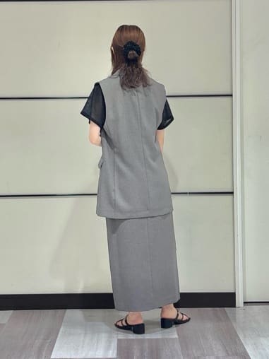 kyokaさんの「UNTITLED｜【セットアップ可/洗える】スラブテーラードカラージレ」を使ったコーディネート