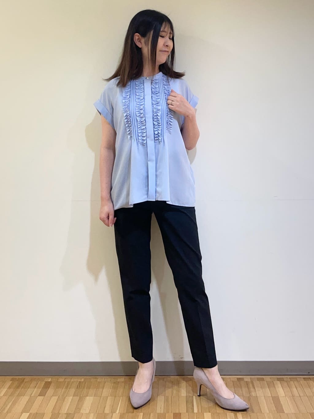 フナキさんの「UNTITLED｜◆【接触冷感/UV機能/遮熱】ジャージカーディガン」を使ったコーディネート
