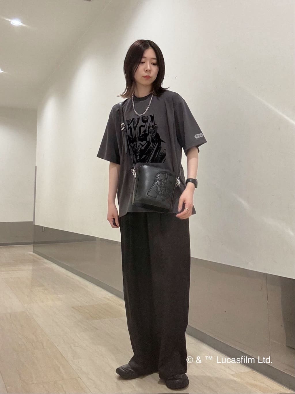 Renaさんの「tk.TAKEO KIKUCHI｜【STAR WARS】Capsule Collection ポンチTシャツ」を使ったコーディネート