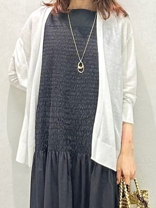 Miwaさんの「UNTITLED｜ライトダブルリングネックレス」を使ったコーディネート