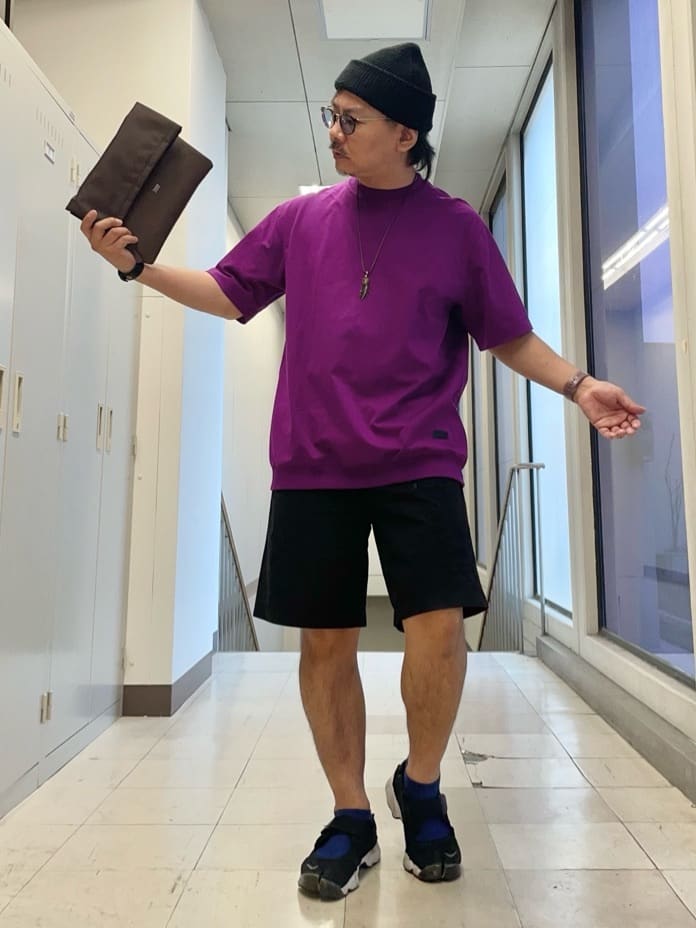 MAKOTO AIさんの「TAKEO KIKUCHI｜ラスタウォーカーニットCAP」を使ったコーディネート