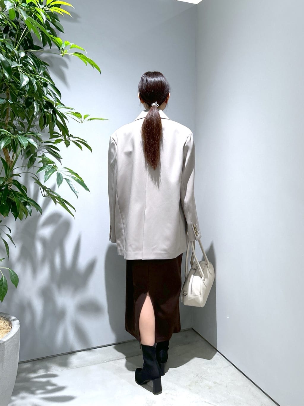 Renoさんの「INDIVI｜ダブルクロスオーバージャケット」を使ったコーディネート