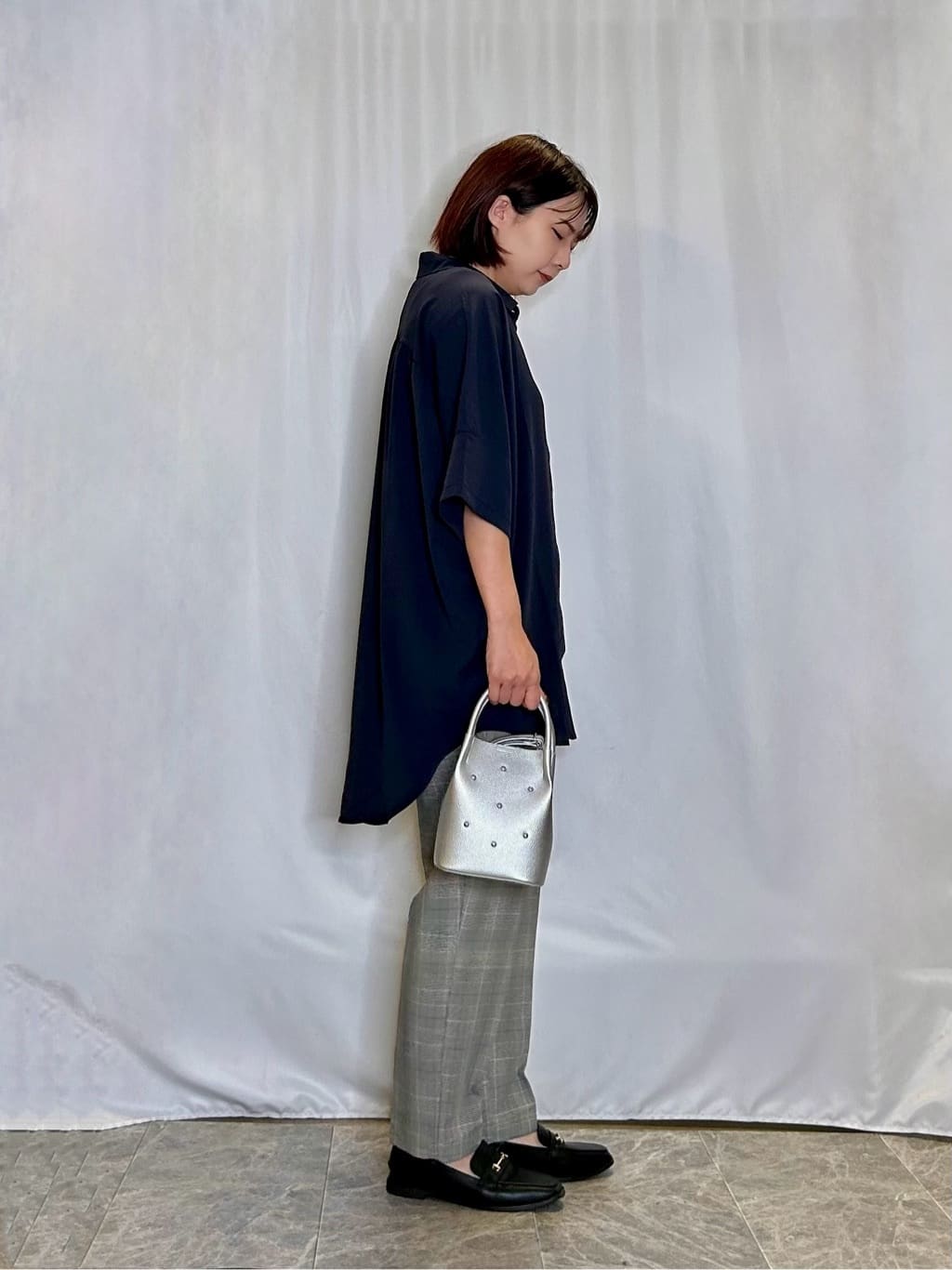 ネリさんの「SHOO･LA･RUE｜【高レビュー/SS-LL/美脚シルエット】すっきりきれい見え テーパードパンツ」を使ったコーディネート