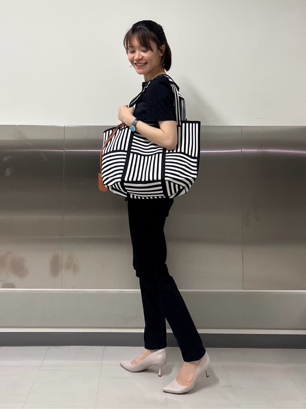 kanaeさんの「INDIVI｜【洗える】ビスチェレイヤード風トップス」を使ったコーディネート
