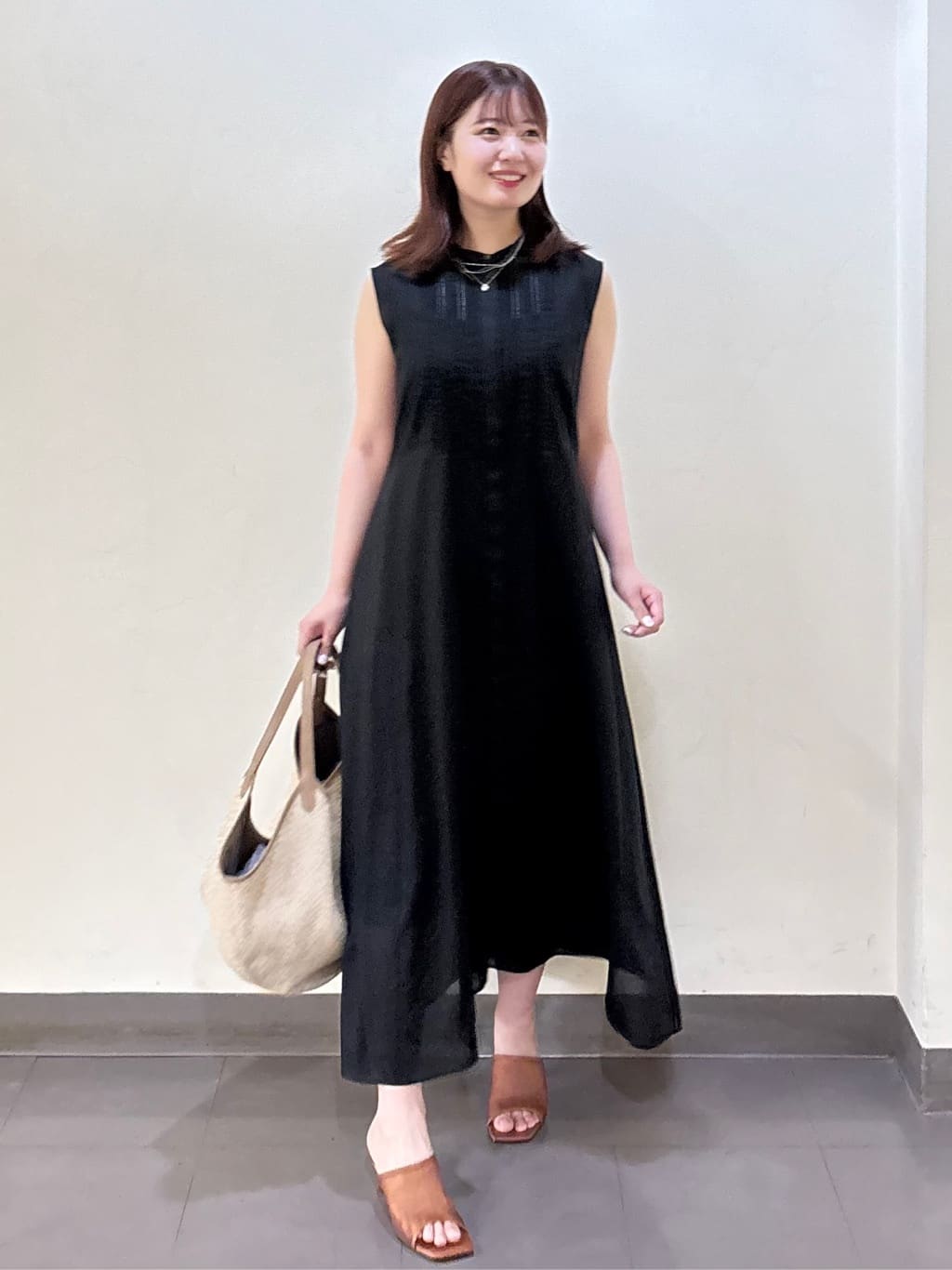 いくみさんの「UNTITLED｜【ステンレス】レイヤードチェーンネックレス」を使ったコーディネート