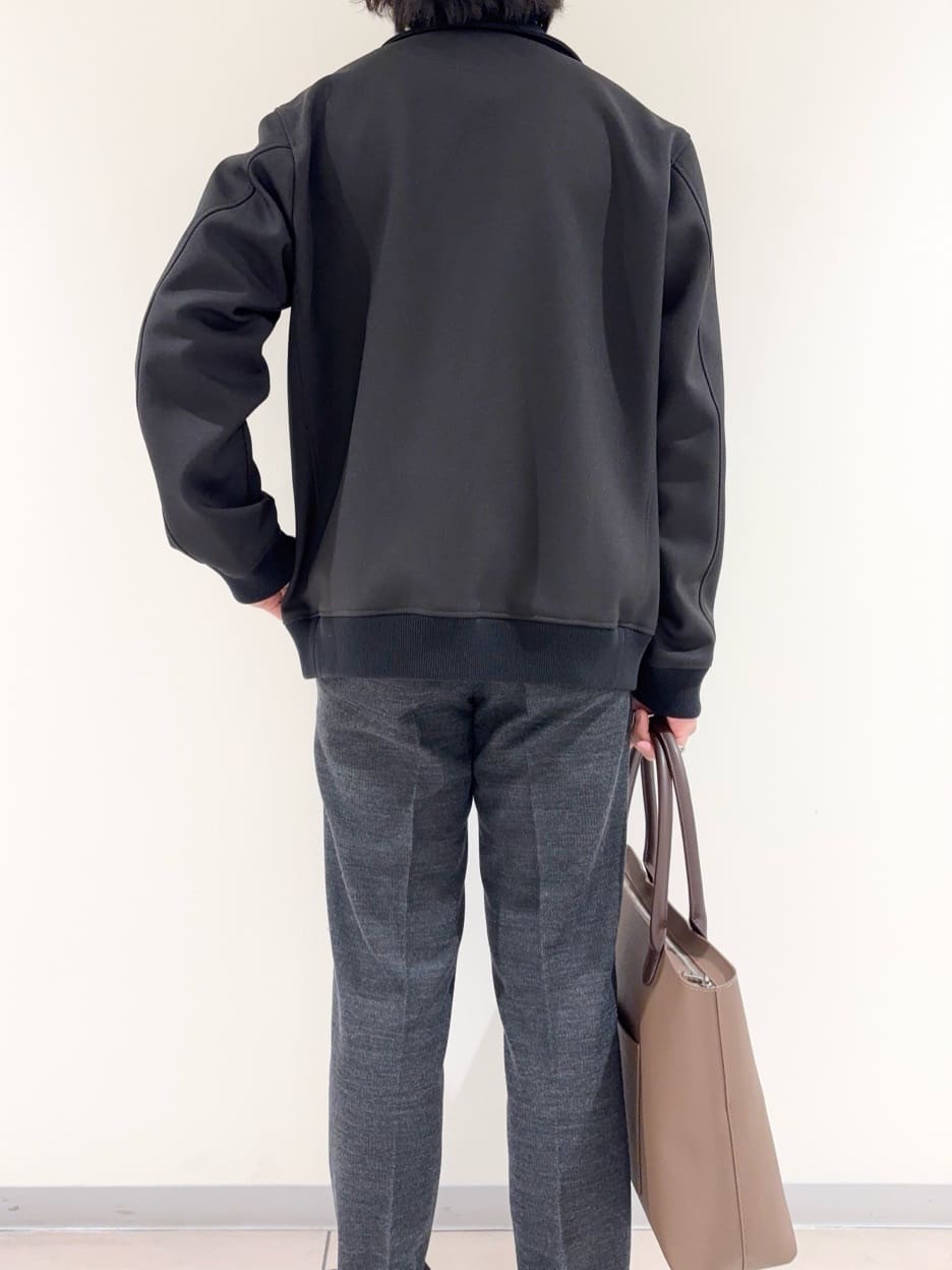 及川さんの「TAKEO KIKUCHI｜【JUST ONE LAYER】ダウンファブリック ジップアップ リブ ブルゾン」を使ったコーディネート
