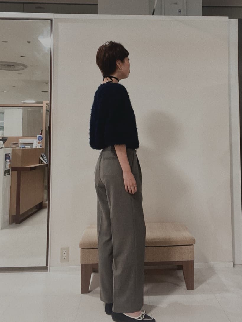IWAMOさんの「UNTITLED｜【洗える/1枚で着映え】カットジャカードトップス」を使ったコーディネート