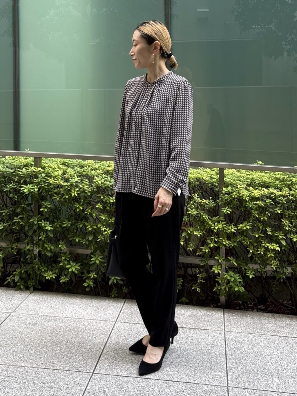 kotakiさんの「INDIVI｜【通勤／オフィス】タックジョーゼットブラウス」を使ったコーディネート