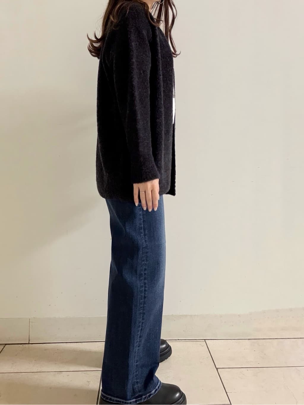 kahoさんの「INDIVI｜デザインリング ショートネックレス」を使ったコーディネート