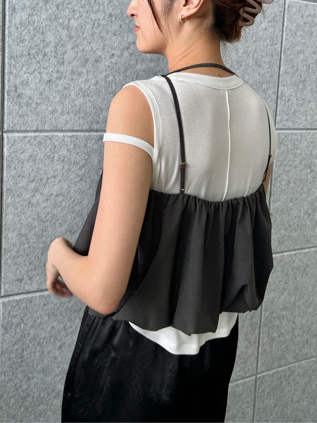 harunaさんの「CODE A｜compact edge tee」を使ったコーディネート