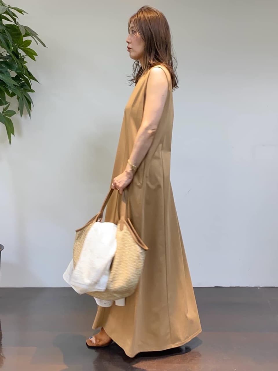 tomoさんの「UNTITLED｜コットンテレコタンクトップ」を使ったコーディネート