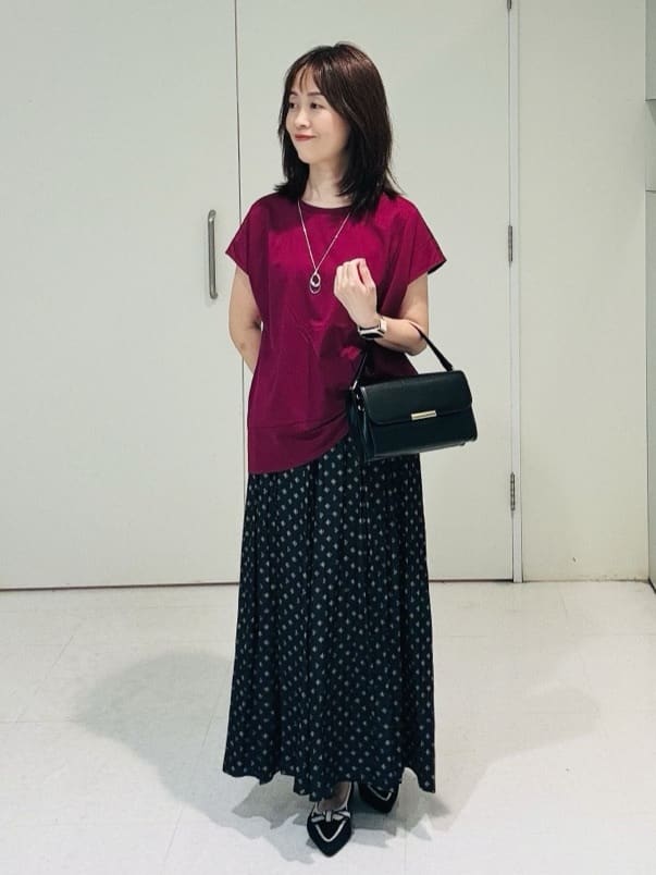 makiさんの「UNTITLED｜【洗える/Tシャツ】ツイストプルオーバー」を使ったコーディネート