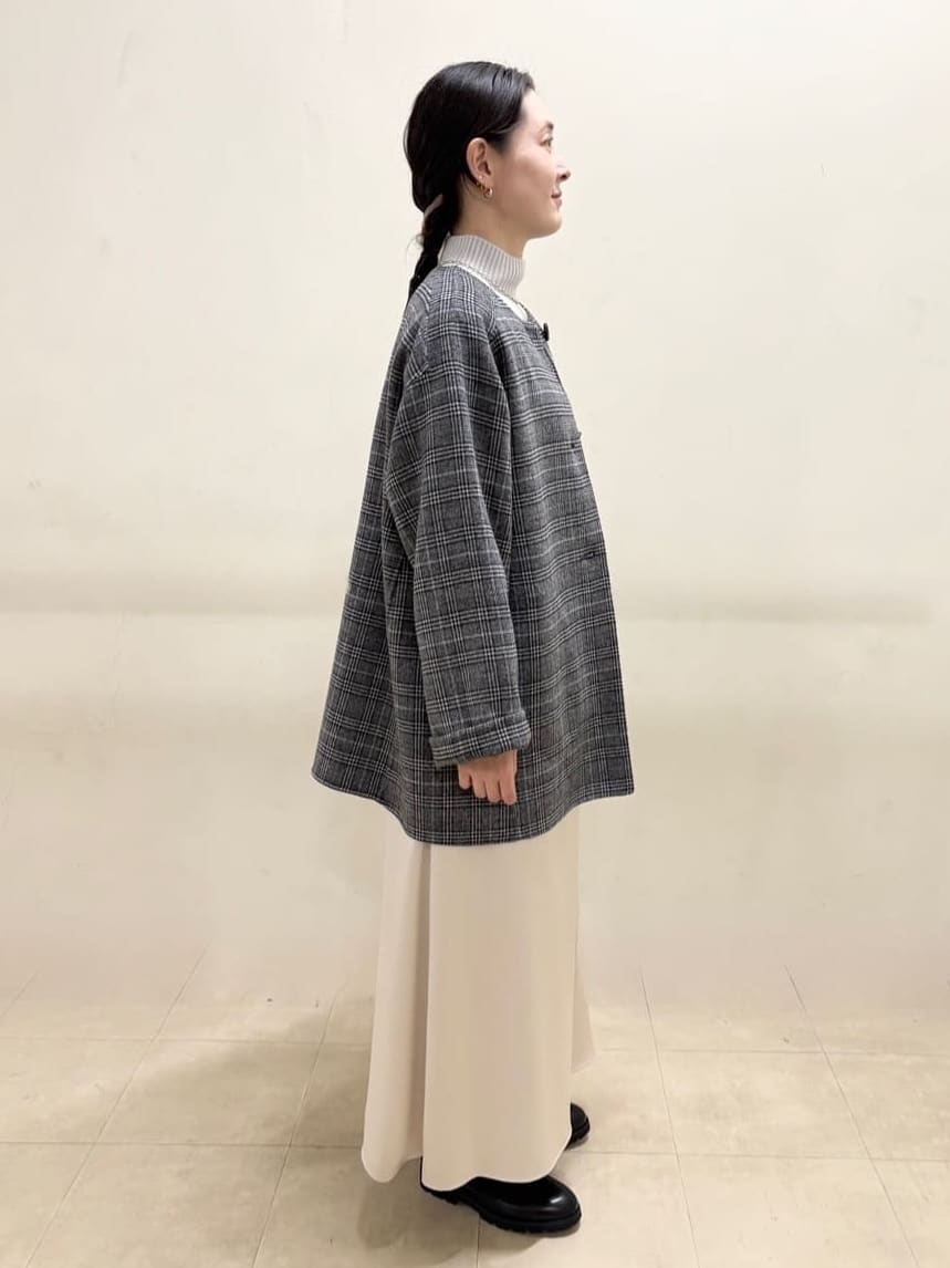 サオリさんの「UNTITLED｜【ミディ丈/軽やか】セミラグランリバー コート」を使ったコーディネート
