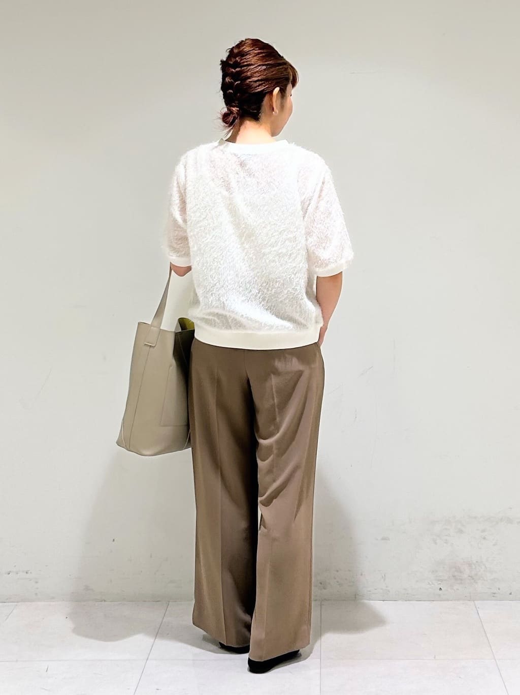 tsuyuさんの「INDIVI｜ヘアリージャカードトップス」を使ったコーディネート
