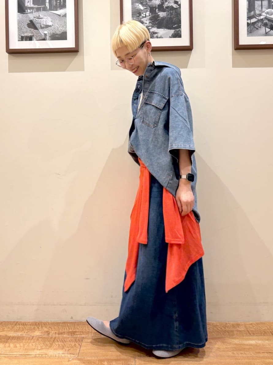 Ayumiさんの「SHOO･LA･RUE｜【S-LL/ひんやり/UV】手の甲まで隠れる トッパーカーディガン」を使ったコーディネート