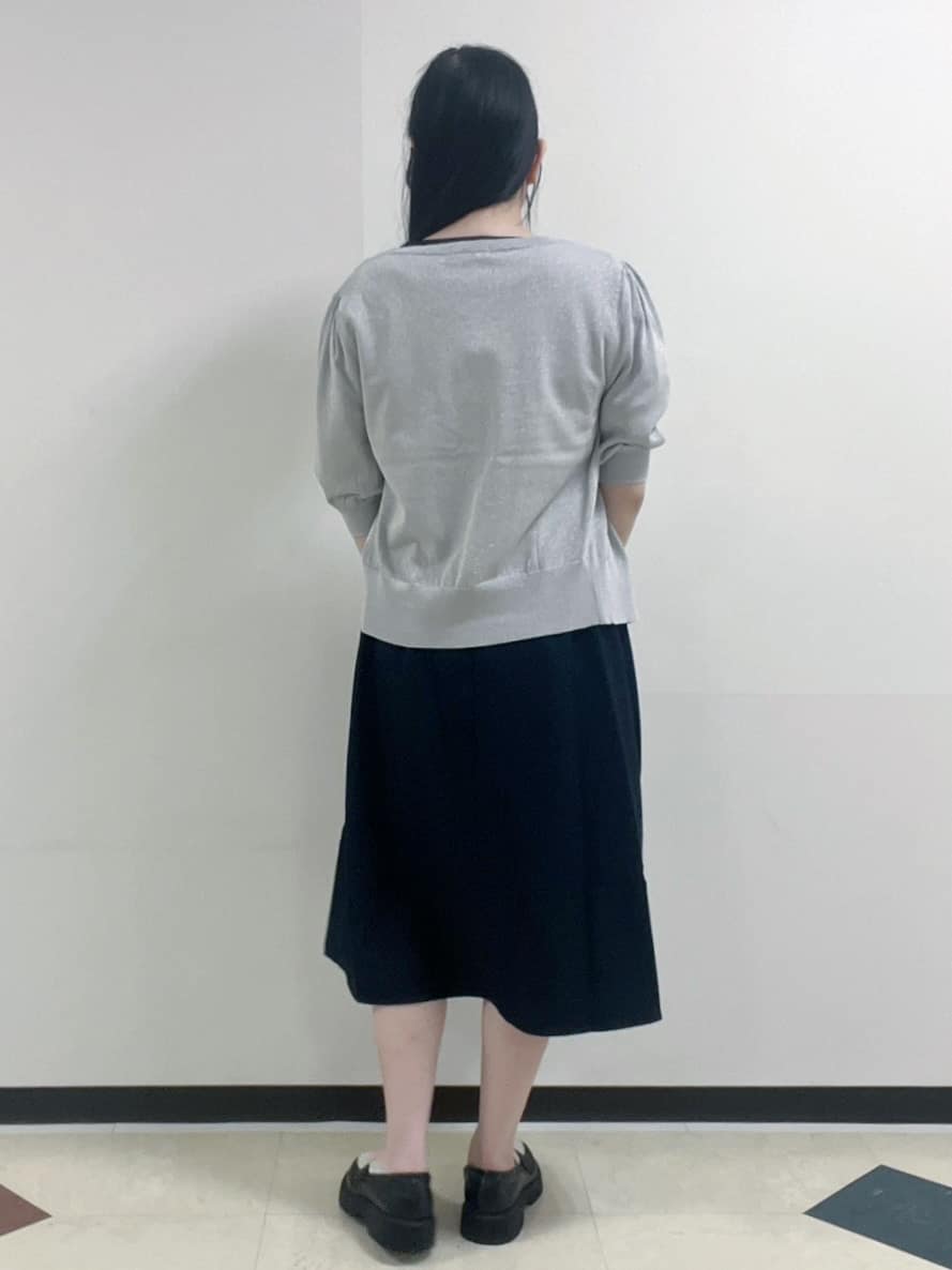 Hitomiさんの「index｜タックパフスリーブワンピース【洗濯機洗い可／イージーアイロン】」を使ったコーディネート