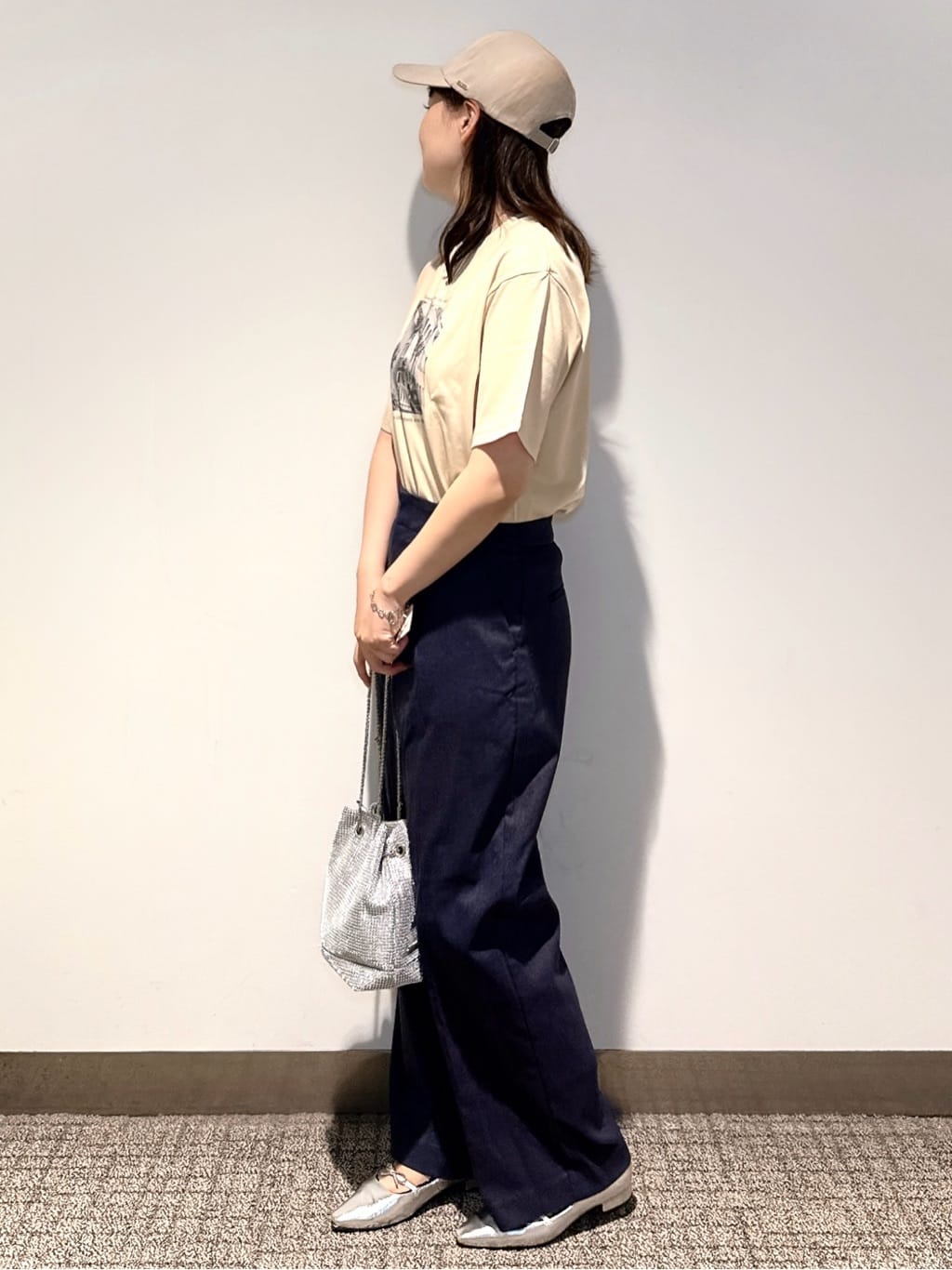 みーさんの「grove｜ハートマンテルチェーンブレス」を使ったコーディネート
