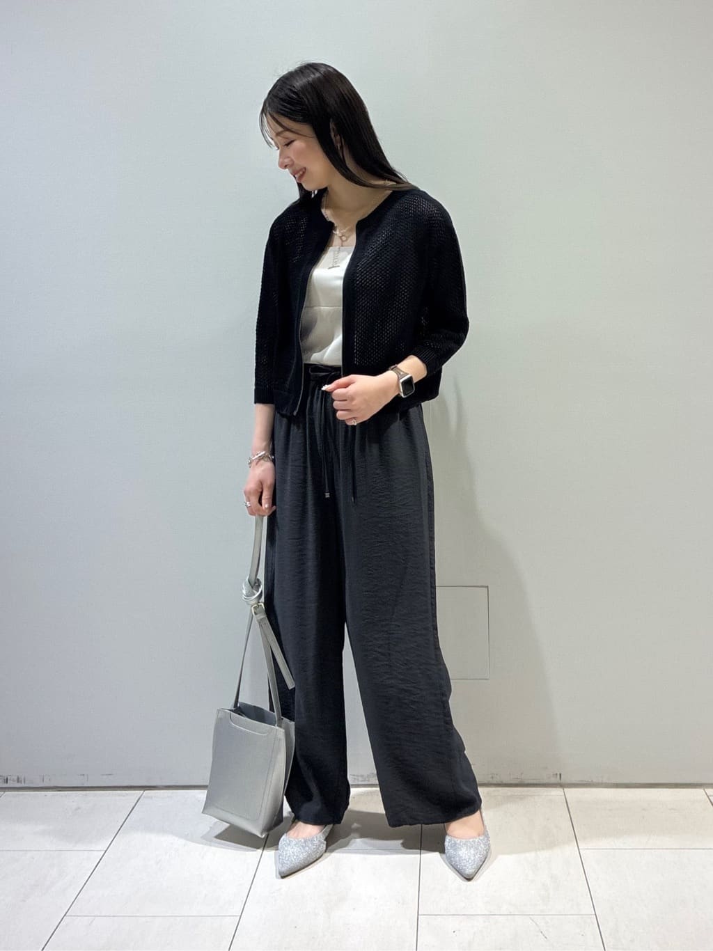 KAOさんの「INDIVI｜【日本製】ビスチェインナータンクトップ」を使ったコーディネート