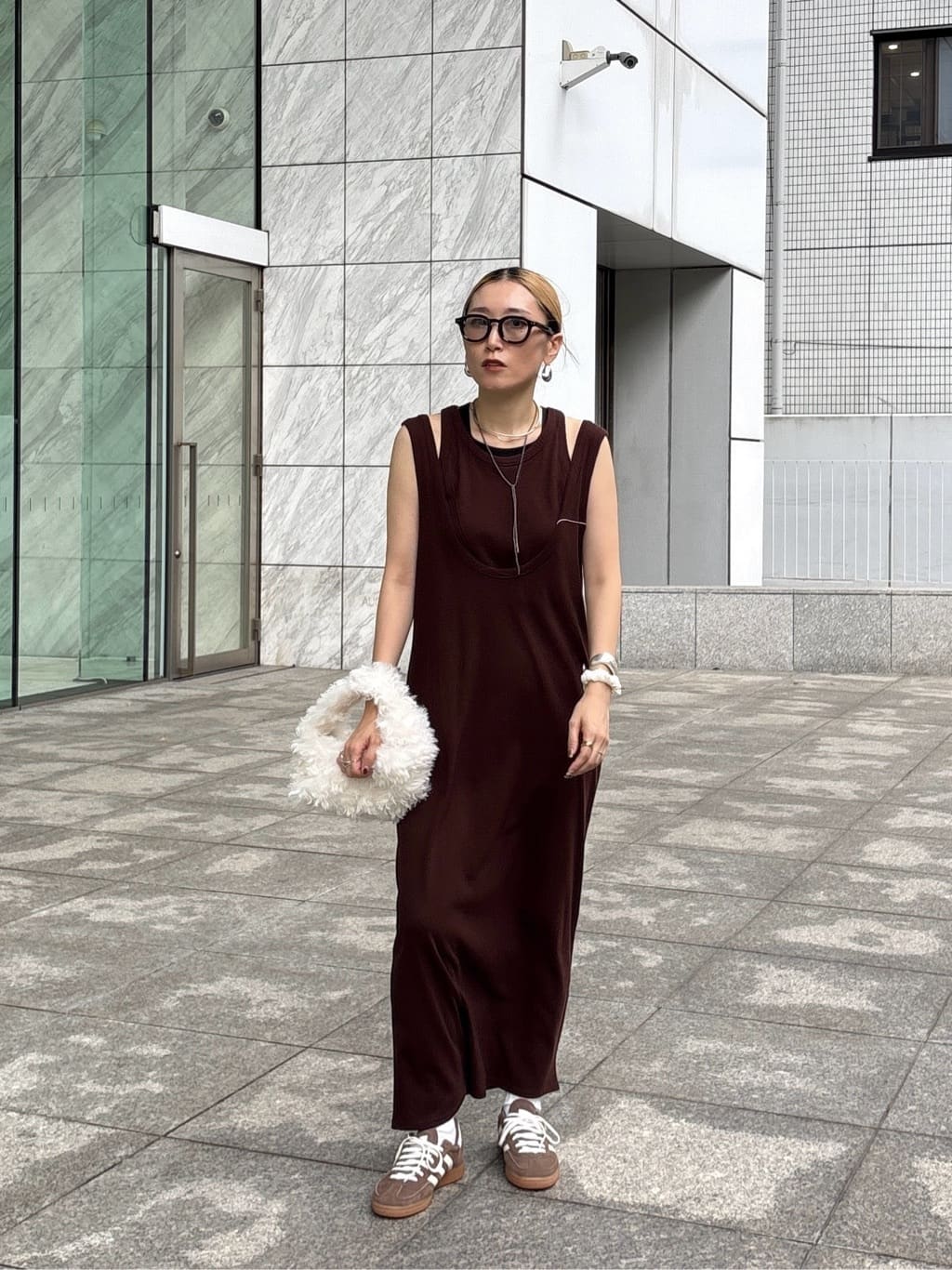 kotakiさんの「INDIVI｜タンクトップレイヤードワンピース」を使ったコーディネート