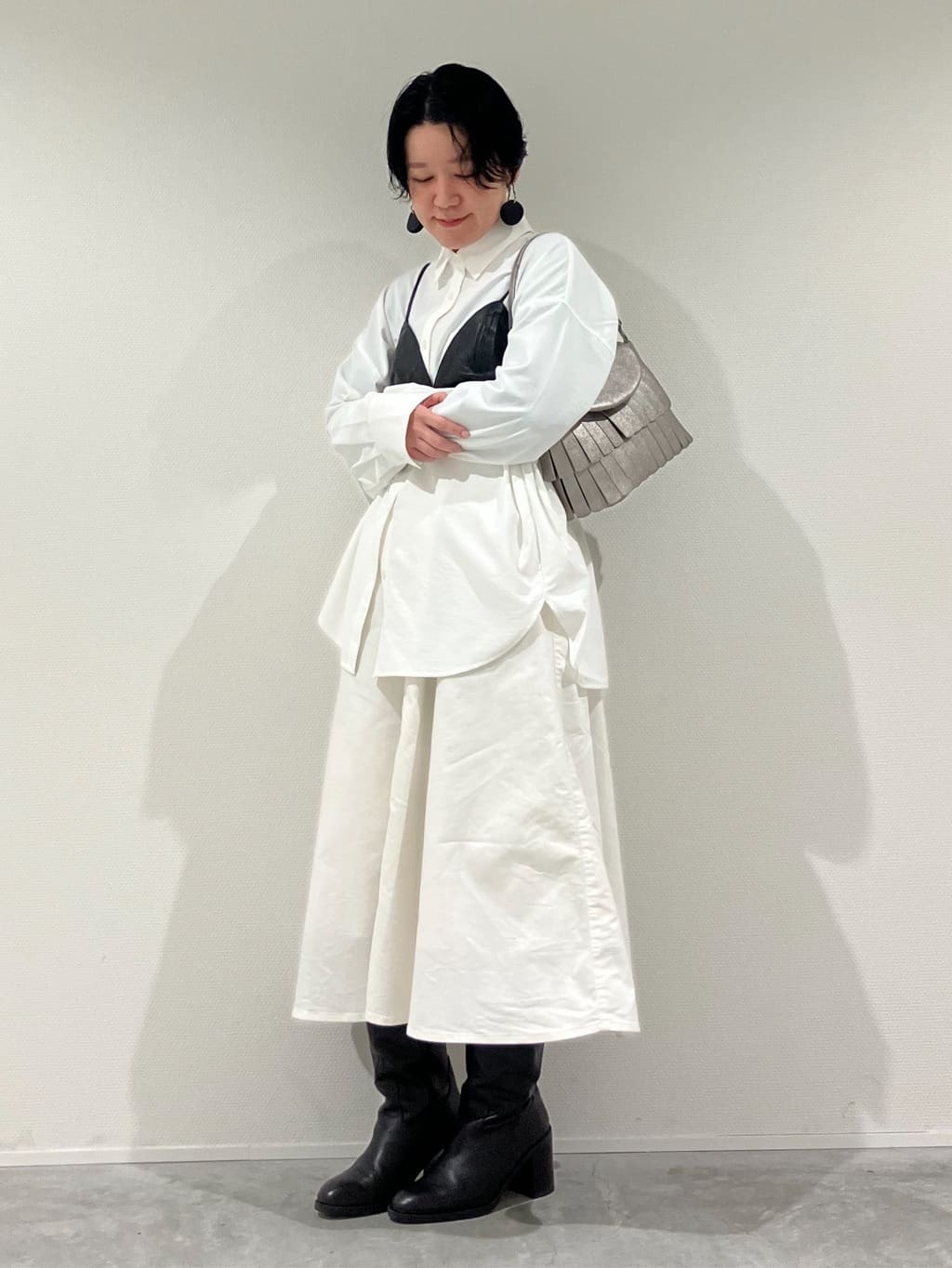 Cさんの「HIROKO HAYASHI｜FRANGIA（フランジャ）ショルダーバッグ」を使ったコーディネート