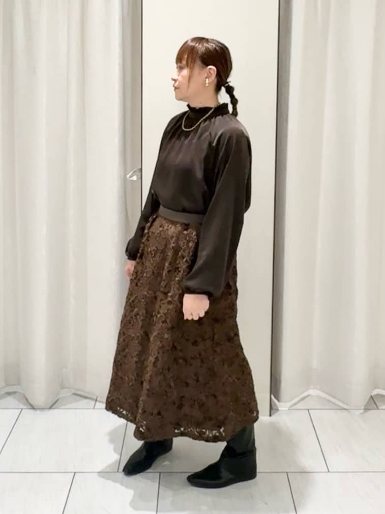 ʏᴜᴋɪᴋᴏさんの「UNTITLED｜【ジャケット風/メタルボタン】アルパカ混シャギーカーディガン」を使ったコーディネート