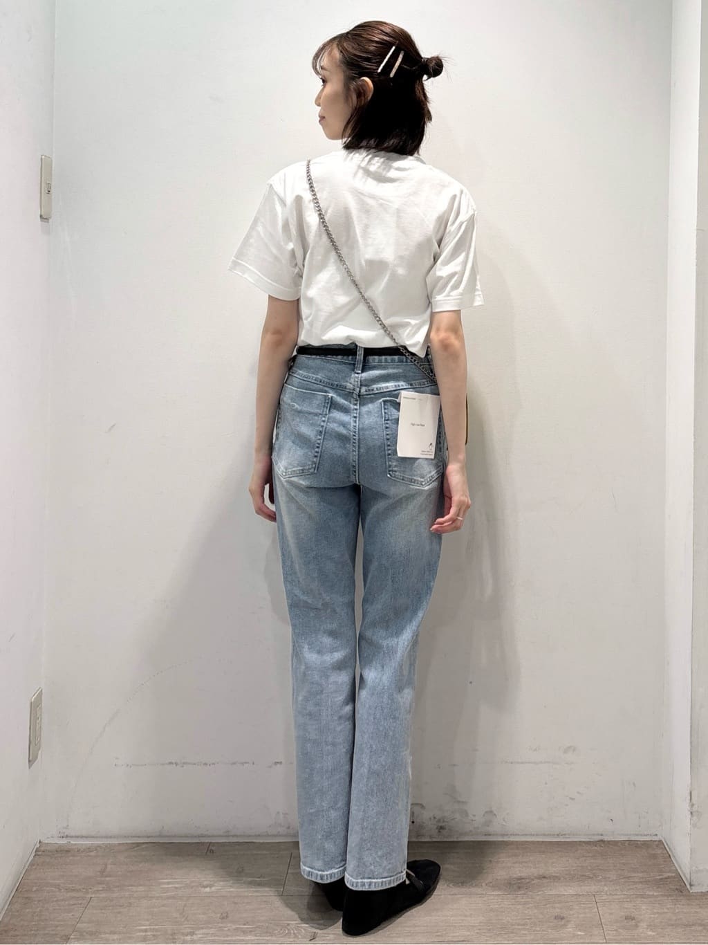 ぶまりんさんの「OPAQUE.CLIP｜ピンタックフレアシャツ【洗濯機洗い可】」を使ったコーディネート