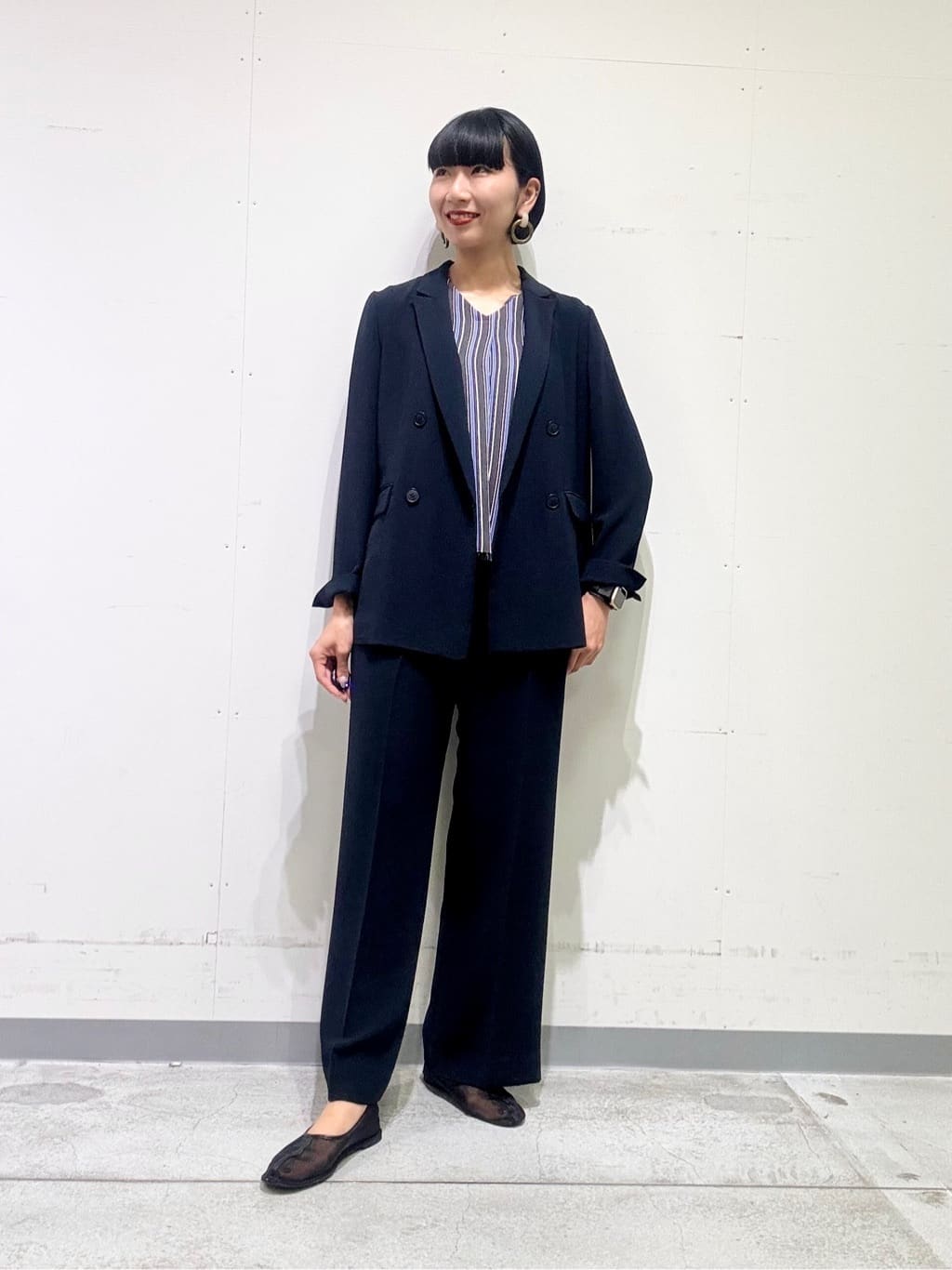 naoさんの「INDIVI｜【着る日傘／遮熱／UVケア】ダブルジャケット」を使ったコーディネート
