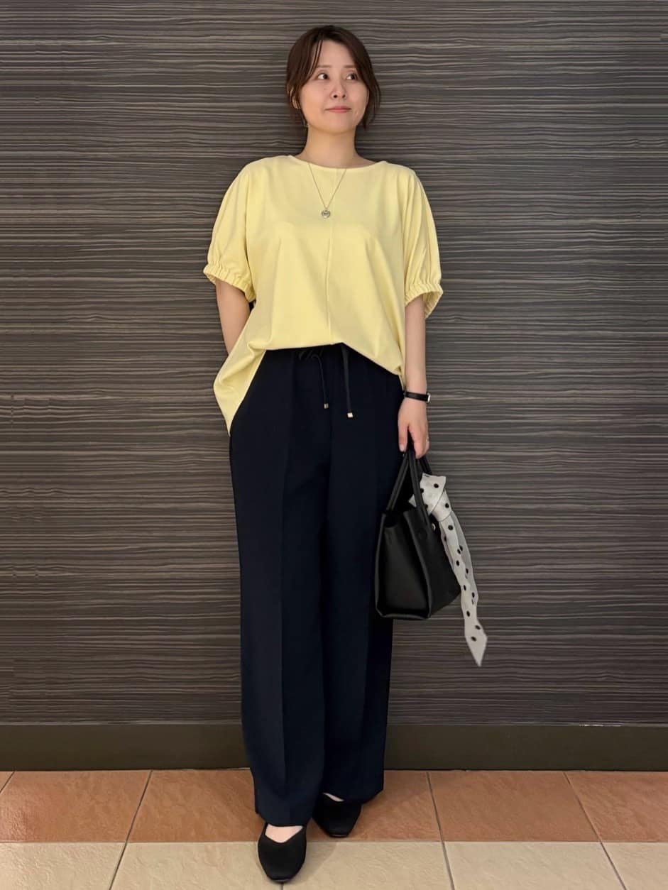 かなさんの「OPAQUE.CLIP｜【抗菌防臭加工】ニットフラットパンプス」を使ったコーディネート