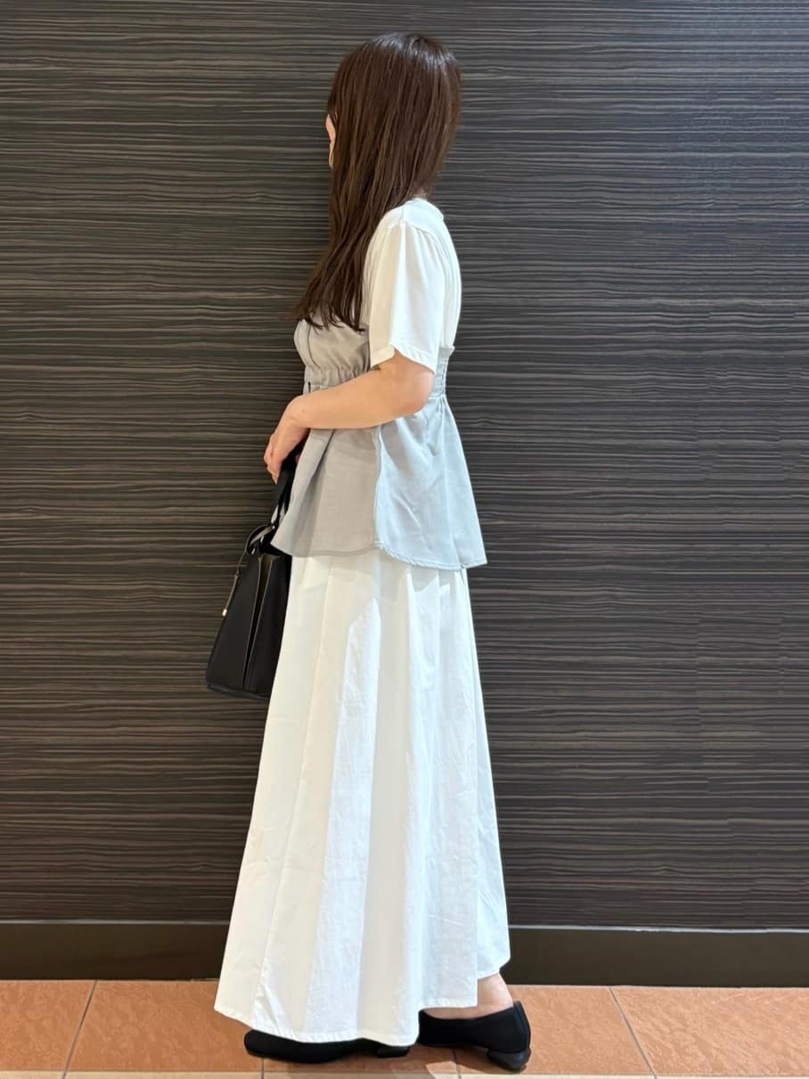 かなさんの「OPAQUE.CLIP｜【抗菌防臭加工】ニットフラットパンプス」を使ったコーディネート