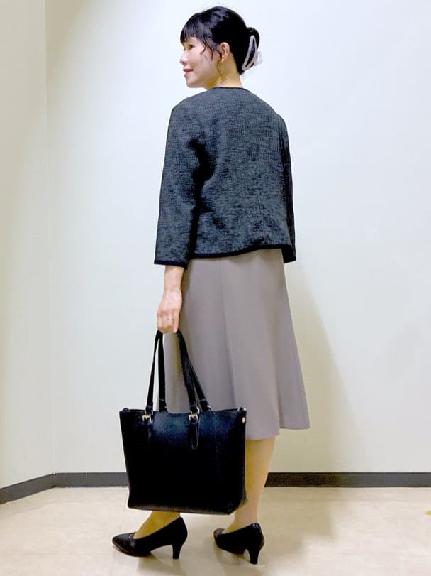  beni_gingerさんの「Reflect｜【軽い着心地】メッシュツイードジャケット」を使ったコーディネート