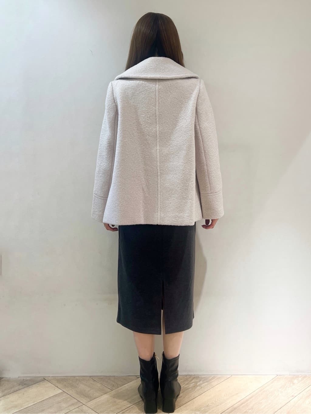 nanaさんの「index｜ブークレミドルコート【洗える】」を使ったコーディネート