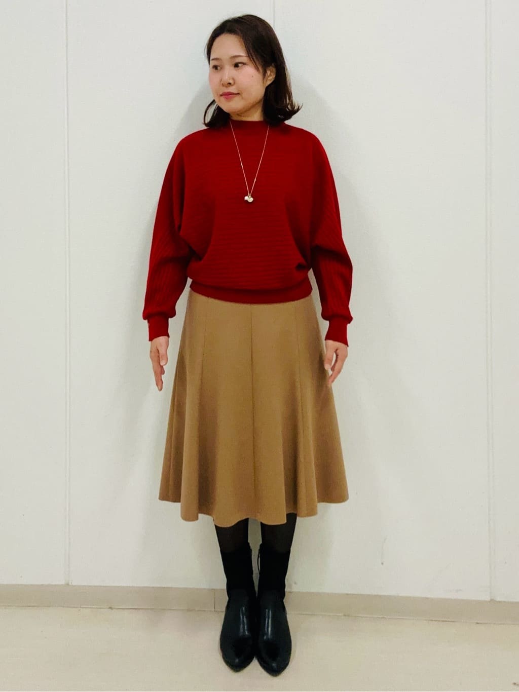 haseさんの「Reflect｜【秋映え／ゆったり着られる◎】ドルマンシルエットニット」を使ったコーディネート