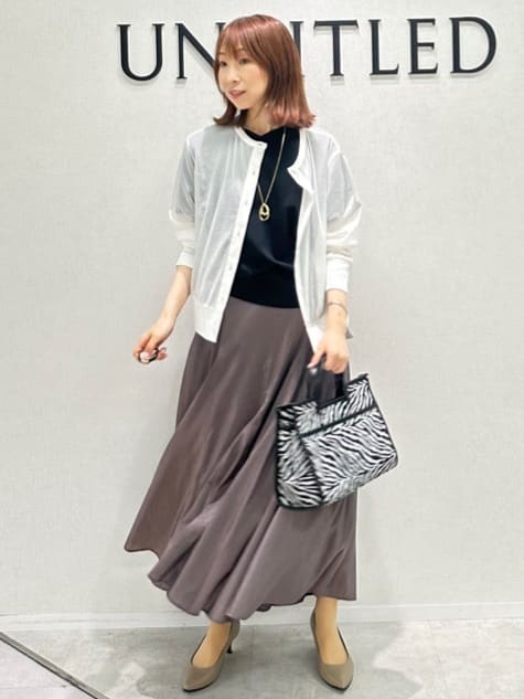 Miwaさんの「UNTITLED｜【追加】ライトダブルリングネックレス」を使ったコーディネート
