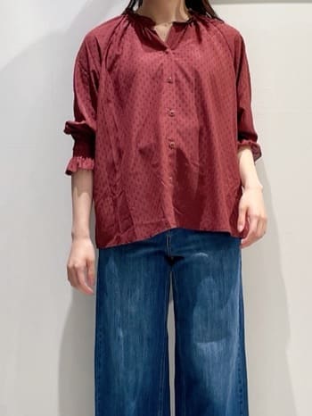 haruさんの「grove｜【美シルエット/選べる着丈】大人のためのバギーデニム」を使ったコーディネート