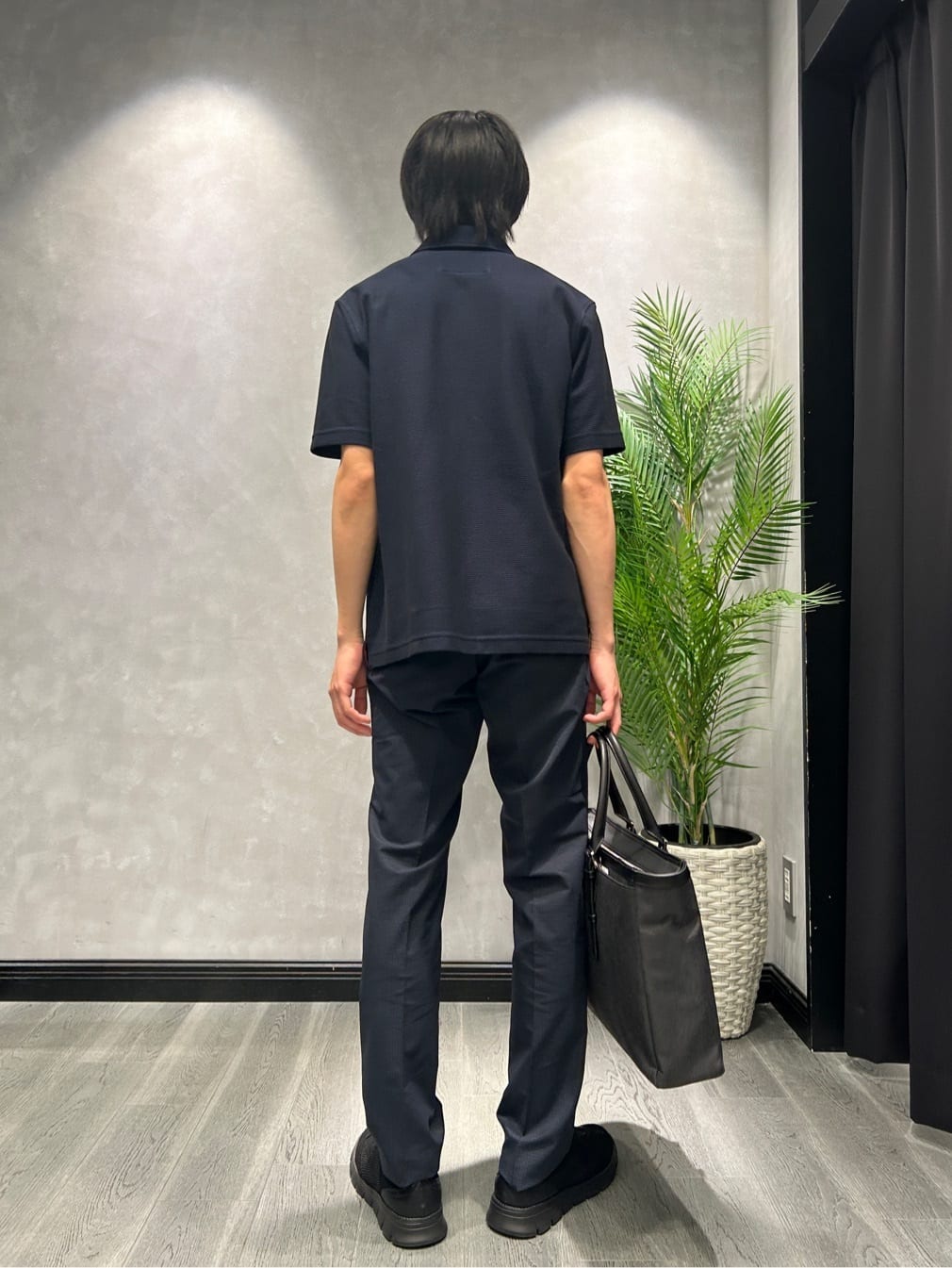 ruiさんの「TAKEO KIKUCHI｜【抗菌防臭／9色5サイズ展開】ハニカムメランジ ポロシャツ」を使ったコーディネート