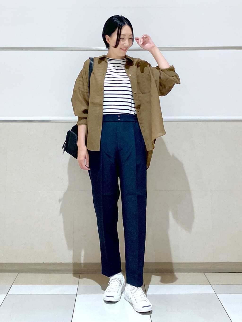 eriko さんの「Dessin｜【セットアップ可/洗える】スティックパンツ」を使ったコーディネート