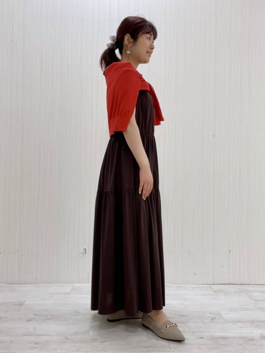 Mさんの「UNTITLED｜【ティアード/洗える】コットンロングワンピース」を使ったコーディネート