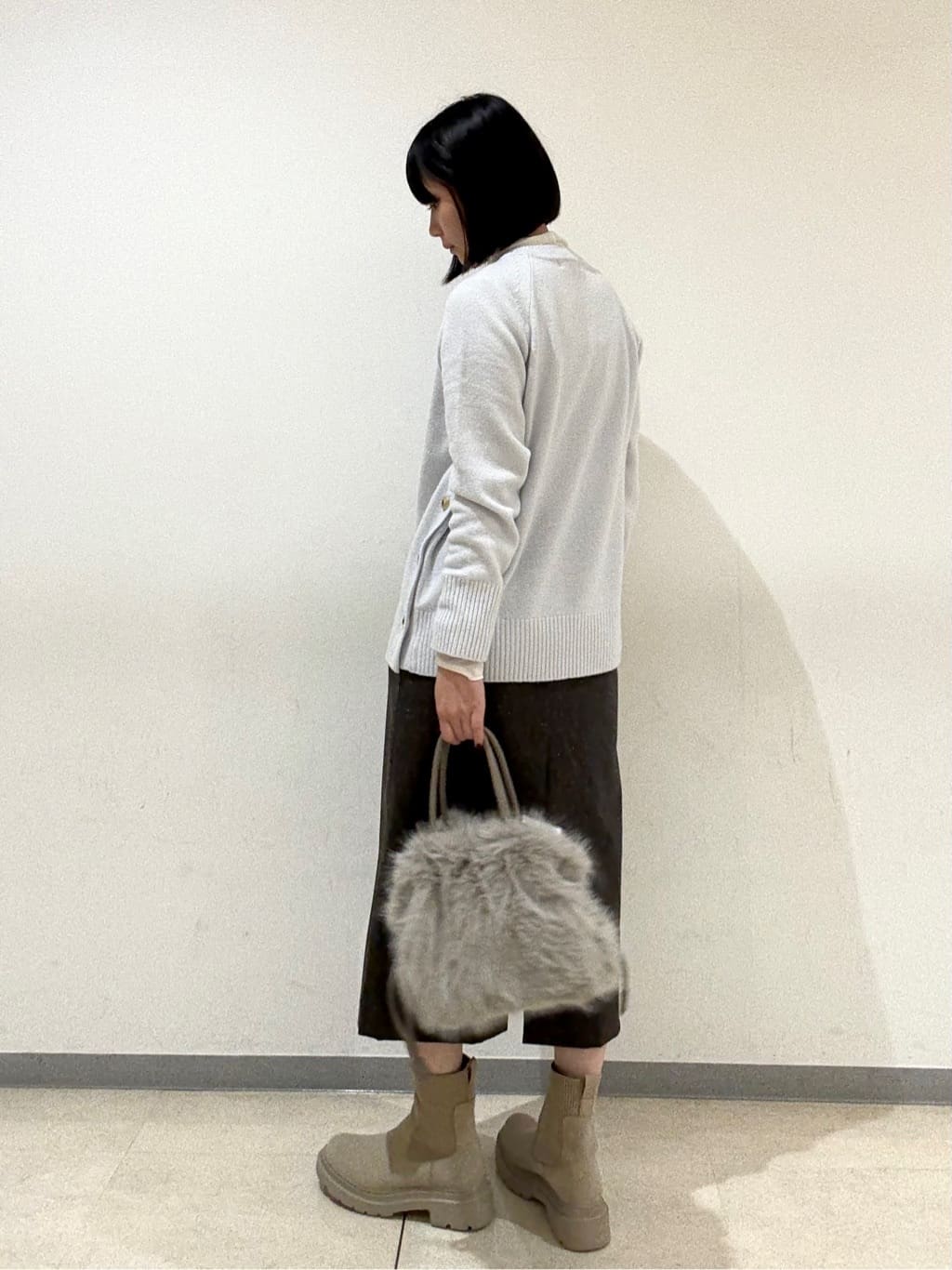 Itoさんの「UNTITLED｜【ハイネック/レイヤード/重ね着におすすめ】トリコットベロア シアーインナー」を使ったコーディネート