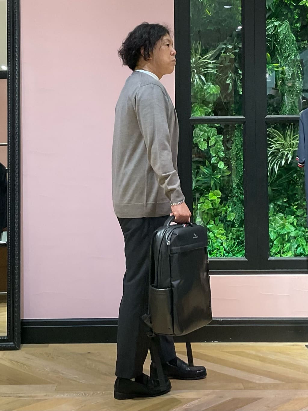 Nagaseさんの「DRESSTERIOR｜◆【セットアップ可】ストレッチソフトタッチ チェックパンツ」を使ったコーディネート