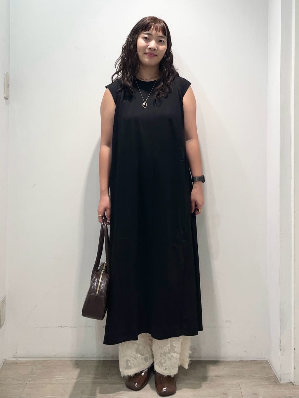 sumicaさんの「OPAQUE.CLIP｜カットソーフレアワンピース【接触冷感／洗濯機洗い可】」を使ったコーディネート