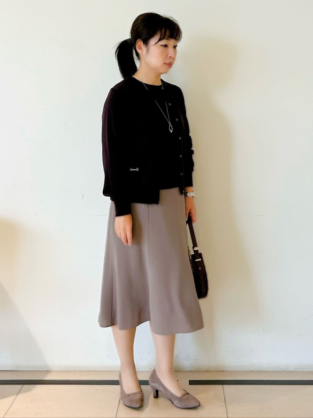 ひーさんの「Reflect｜【美シルエット】ソフトマーメイドスカート」を使ったコーディネート
