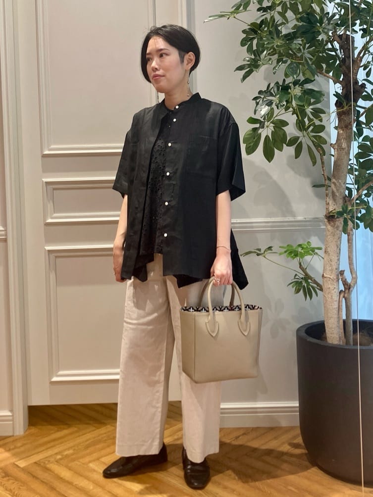 konominさんの「DRESSTERIOR｜【otonaMUSE5月号掲載/日本製】シュリンクレザーミニトート」を使ったコーディネート