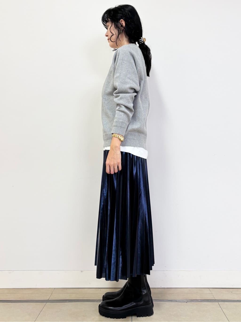YOKOTAさんの「DRESSTERIOR｜◆【洗える/7色展開】ウォッシャブルコットンカシミヤニット」を使ったコーディネート