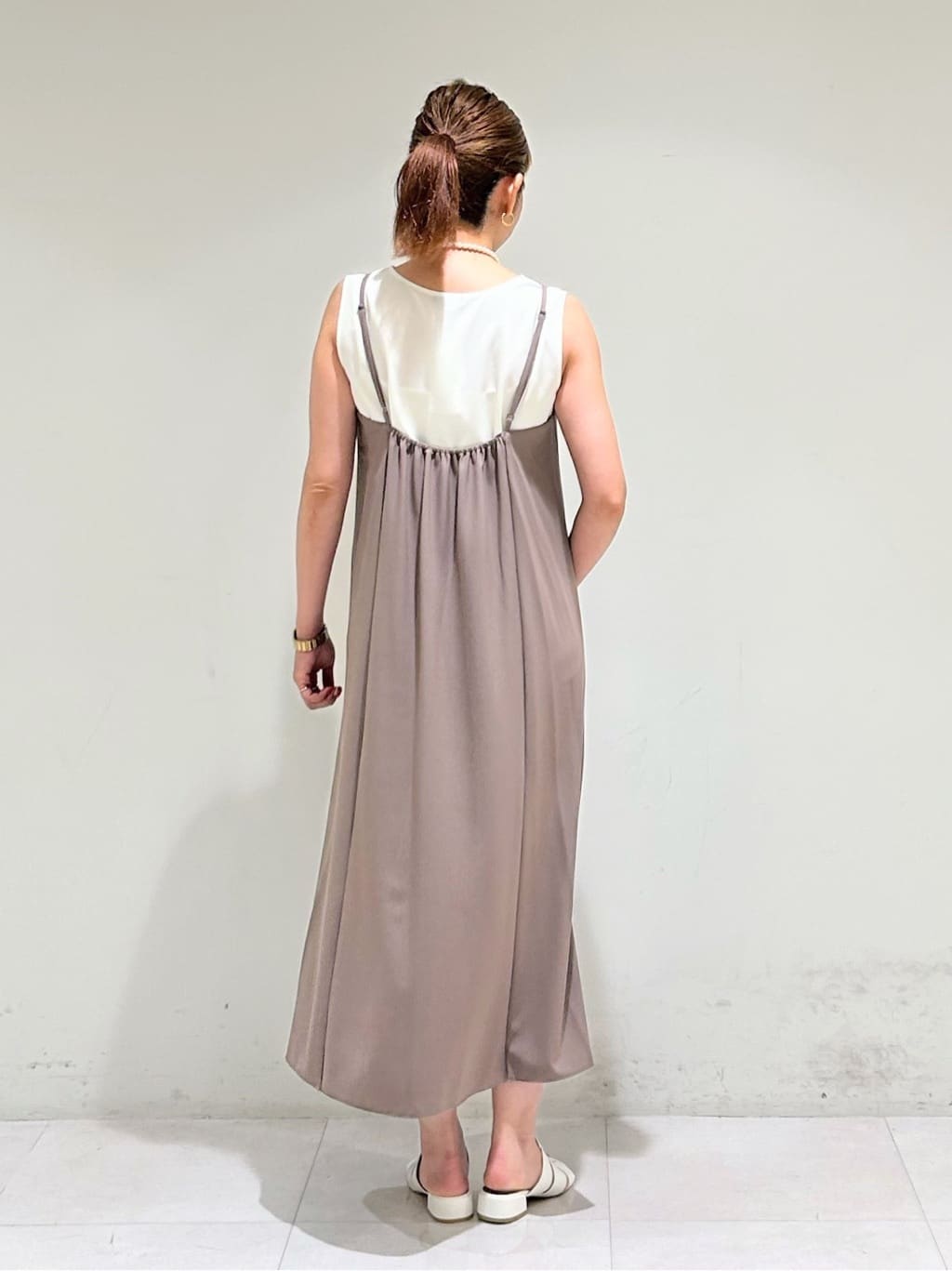 tsuyuさんの「INDIVI｜パール調コインショートネックレス」を使ったコーディネート