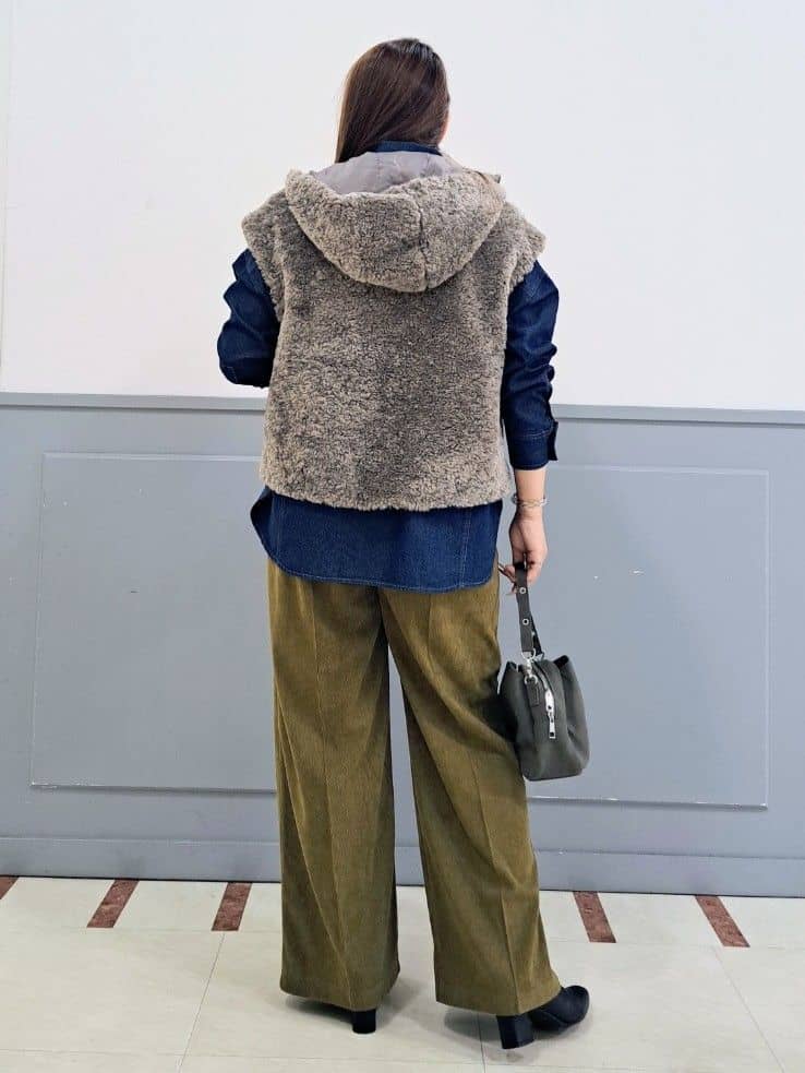 まーみんさんの「grove｜【名品アウター/3WAY・はっ水】ボアライナー付マウンテンパーカ」を使ったコーディネート