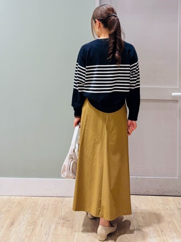 Komi☆さんの「grove｜【洗える】シンプルに映える、ラグランスリーブカーディガン」を使ったコーディネート