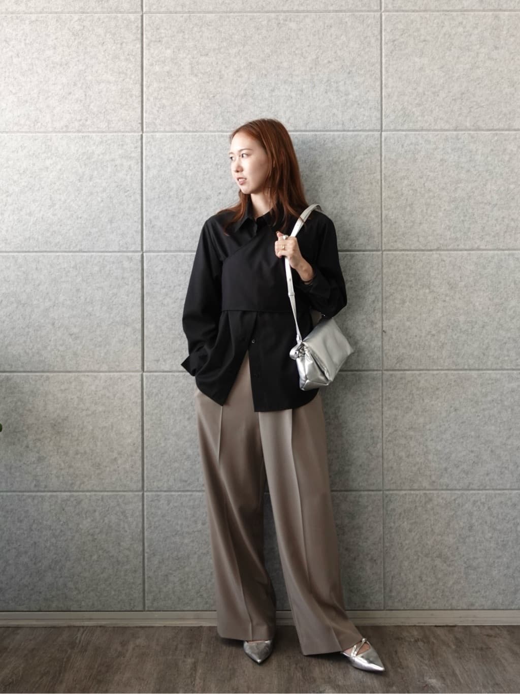 mitsukiさんの「INDIVI｜アシメジレシャツ」を使ったコーディネート