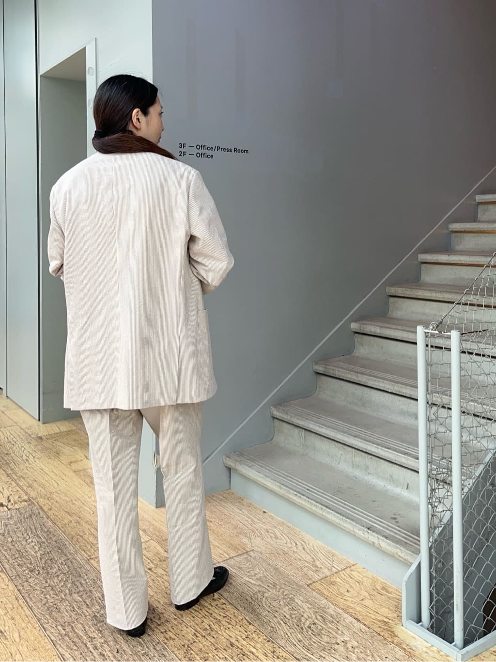 神野（jinno）さんの「TAKEO KIKUCHI｜【抗菌防臭／9色5サイズ展開】ハニカムメランジ ポロシャツ」を使ったコーディネート